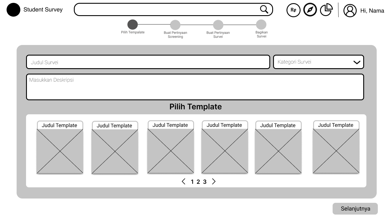 Buat Survei (Pilih Template)
