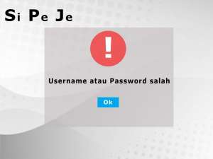 Gagal Login
