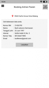 Cek Nomor Rekam Medik