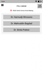 Pilih Dokter