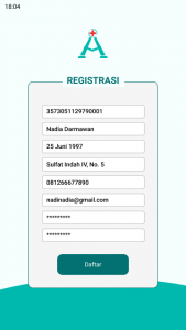 Halaman Registrasi