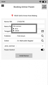 Daftar Jaminan Pasien